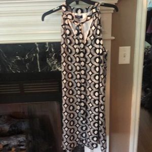 Kari Blue black and white dress